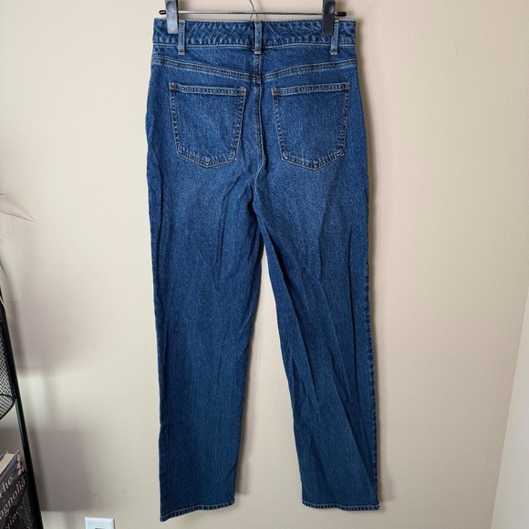 Talbots High Waist Relaxed Jean Womens 4 Huron Wash Denim Blue Pants Stretch - Picture 2 of 8